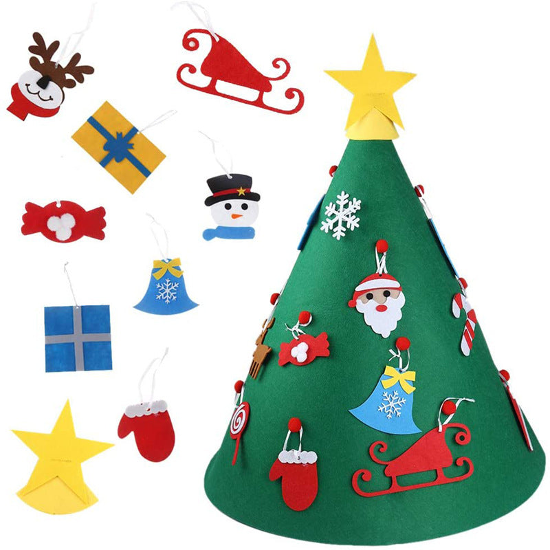 Tissu en feutre pour décorer le sapin de Noël
