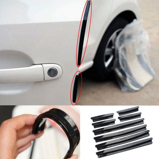 Auto voiture porte garde bord coin pare-chocs 8 pièces ensemble gardes tampon garniture moulure Protection bande anti-rayures protecteur voiture porte Crash Bar