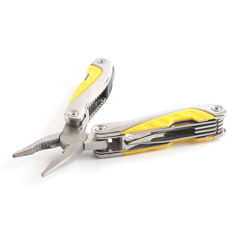 Pince à couteau multifonction pliable pour l'extérieur, pince portable en acier inoxydable, pince à outils portable polyvalente pour l'extérieur 
