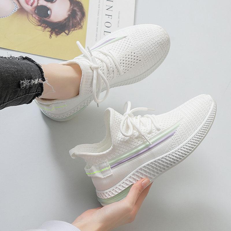 Zapatos de viaje casuales para mujeres embarazadas suela suave todo fósforo