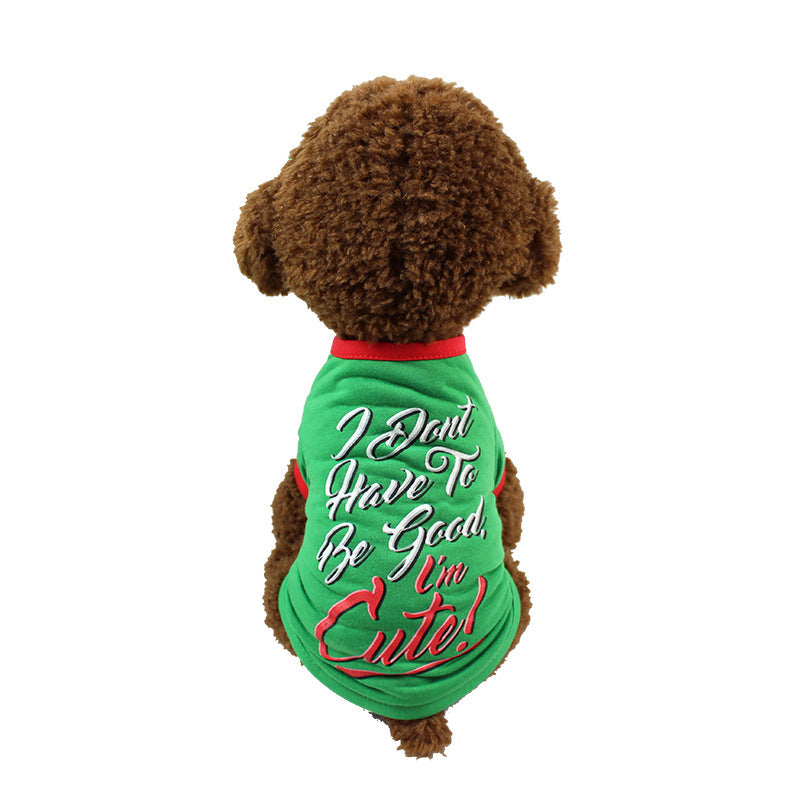 Chaleco navideño para perros