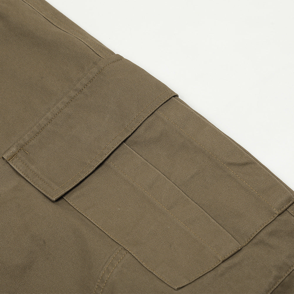 Solid Color Casual Working Pants Men's Loose