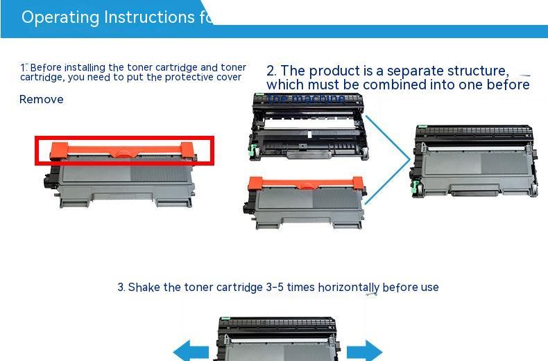 Caja de polvo compatible Brother 2240D 7360
