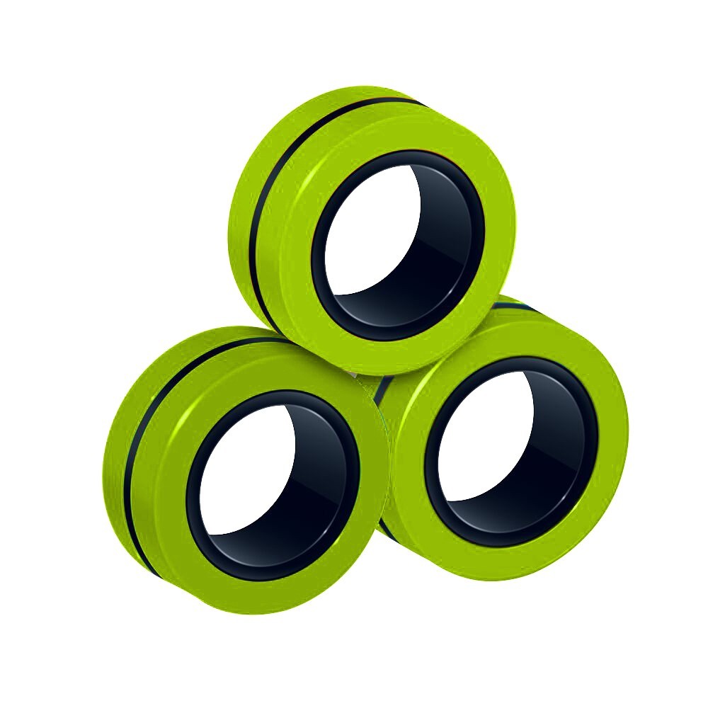 Anillo giratorio de dedo magnético