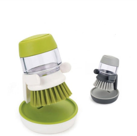 Brosse à vaisselle et à laver les casseroles avec savon liquide pour la vaisselle