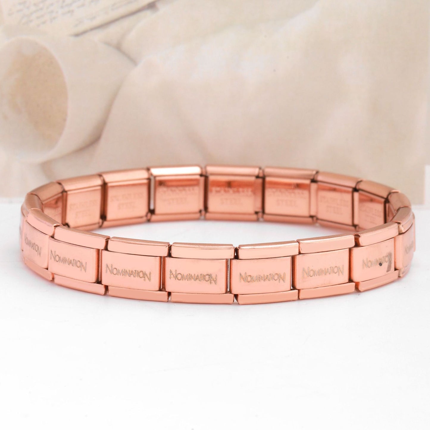 Bracelet mixte élastique italien pour femmes, 9mm, mode, acier inoxydable, bricolage, accessoires préférés des jeunes