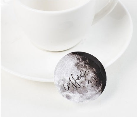 Juego de pegatinas de luna de 45 piezas 