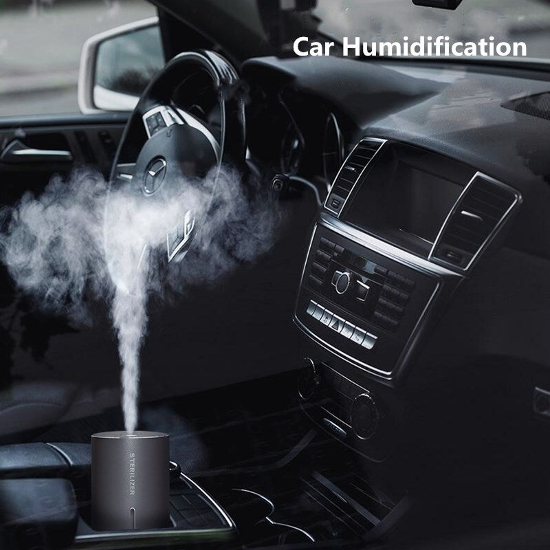 Humidificateur d'air à pulvérisation d'induction intelligent, Portable, batterie 1200mah, brumisateur de voiture, diffuseur d'arôme, humidificateur ultrasonique USB pour la maison