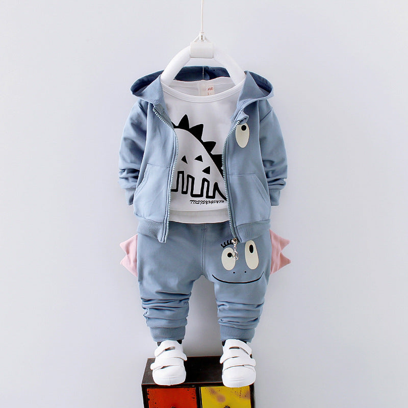 Vêtements en coton pour enfants, vêtements d'automne et de printemps pour garçons
