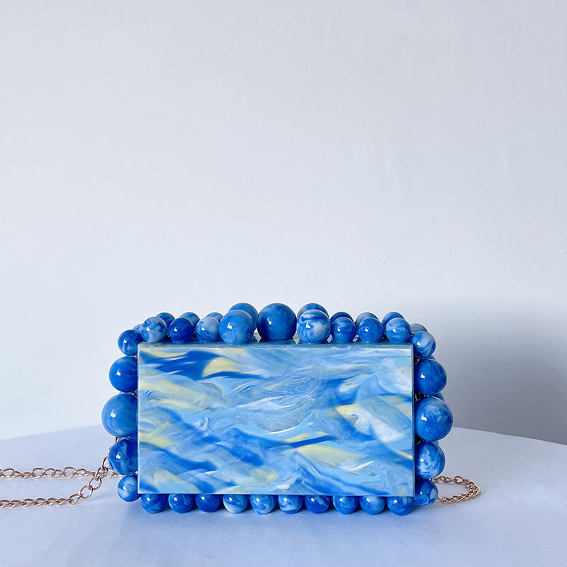 Nouvelle pochette de sac nuage en acrylique