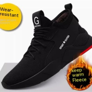 Chaussures de protection du travail pour tête en acier pour hommes, anti-impact et anti-crevaison