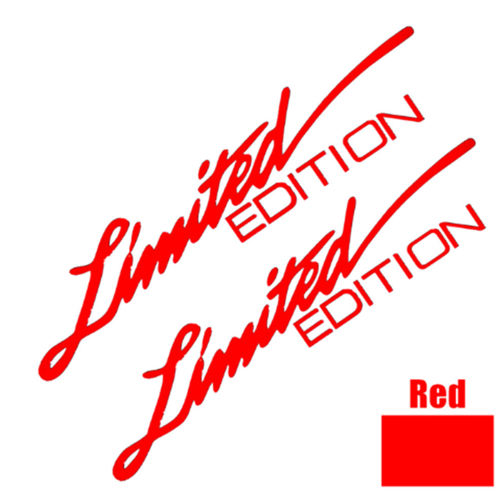 Pegatina reflectante para coche en inglés de edición limitada