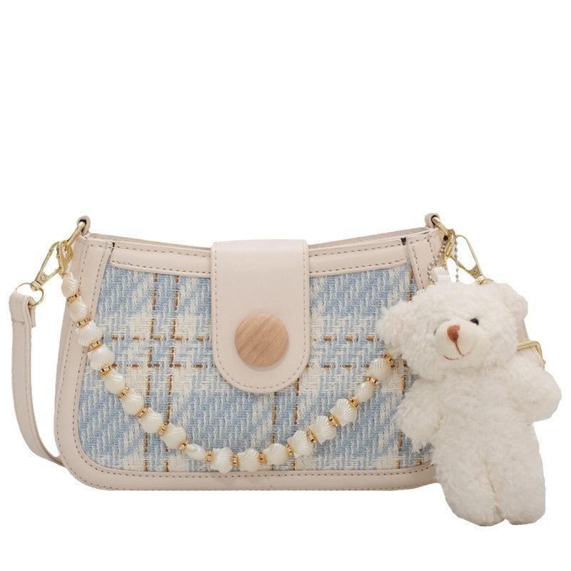 New Shoulder Bag Girls' Casual Messenger Bag Pendant