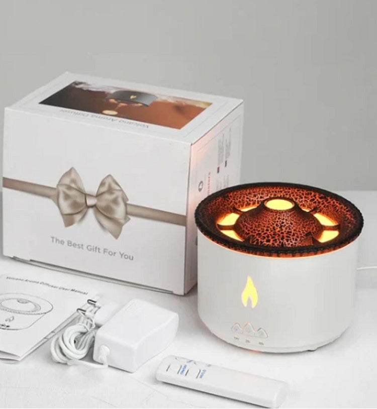 Humidificateur d'aromathérapie volcanique créatif