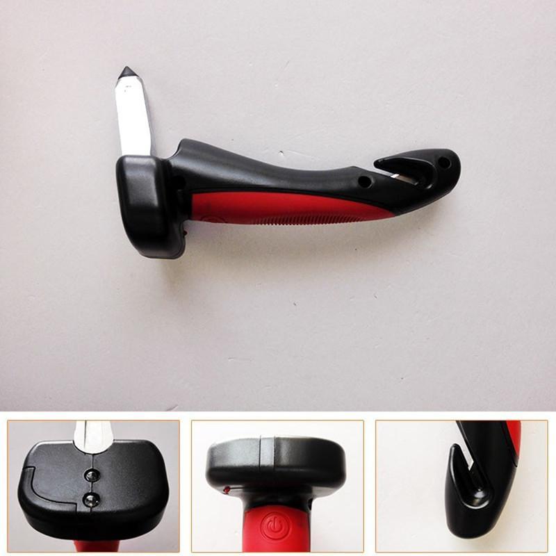 Car safety hammer safety handrail