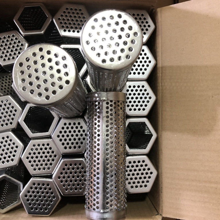 Accessoires de support de plateau de Barbecue de tuyau de fumée d'acier inoxydable