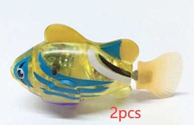 Jouet d'eau de poisson électrique interactif pour chat, pour jeu d'intérieur, Robot de natation, jouets de poisson pour chat, chien, animal de compagnie, bébé nageur, jouets de bain Robofish