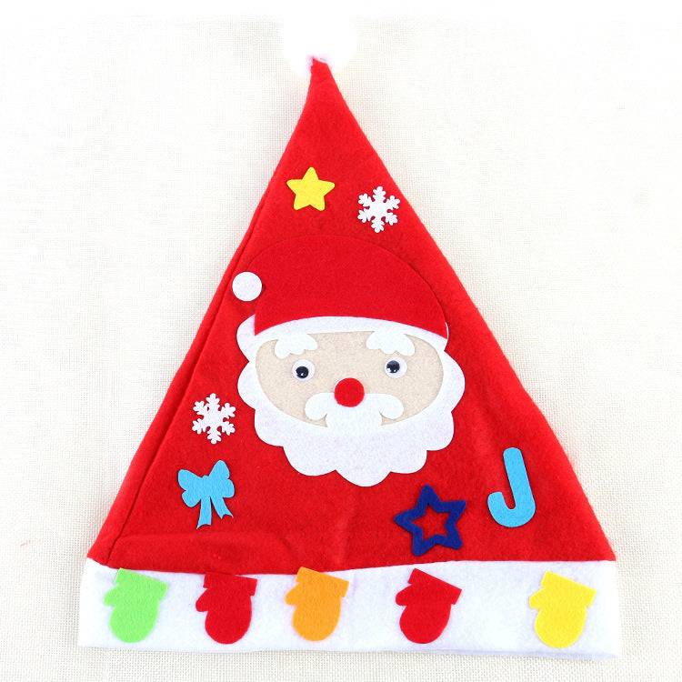 DIY Gorro navideño Navidad Guardería infantil Artículos navideños y gorro navideño para niños 