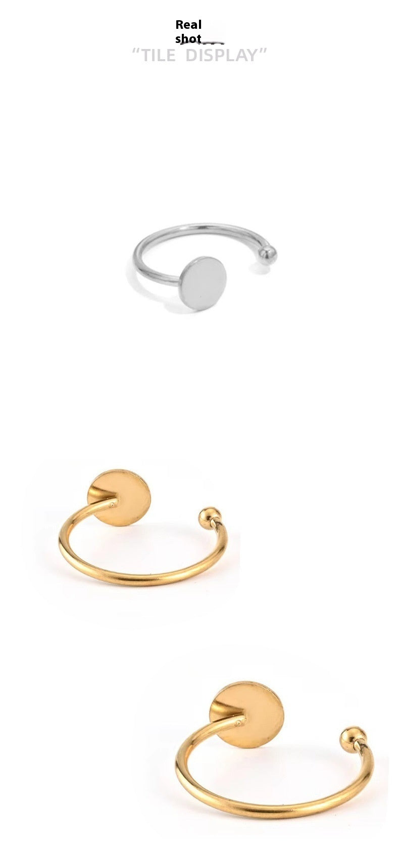 Accessoires de joint simple en acier inoxydable