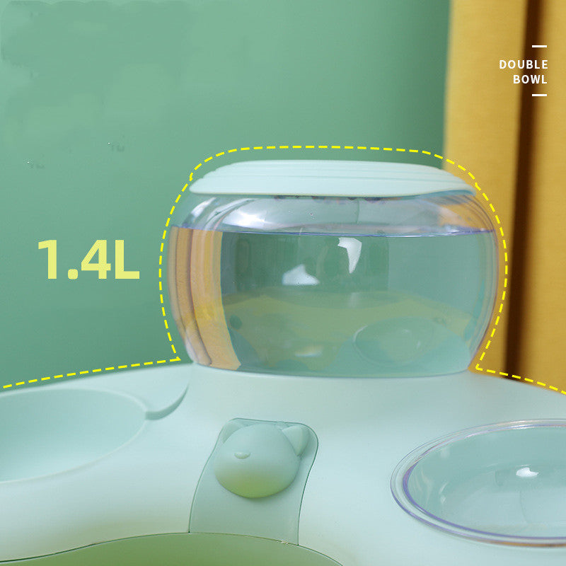 Cuenco Doble De Alimentación Y Agua Potable Automático Crescent
