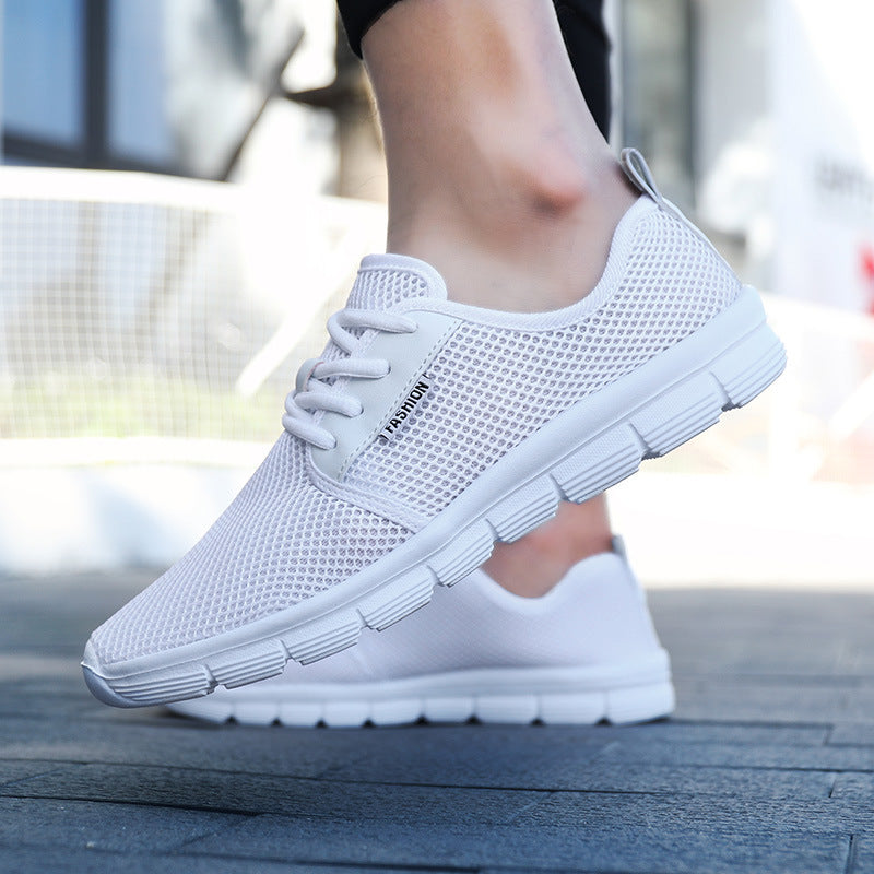 Chaussures de sport décontractées en filet de course sauvage pour hommes