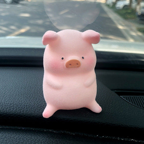 Accessoires de voiture de cochon de dessin animé mignon