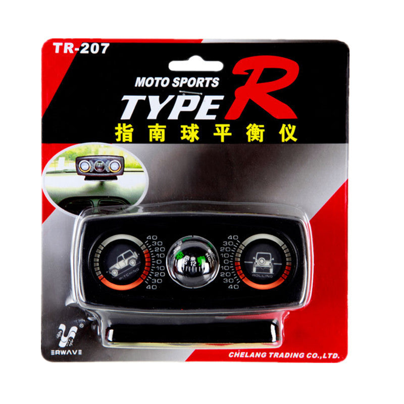 Car Guide Ball Balancer Level Meter Car Inclination Meter Three-in-One Car Supplies