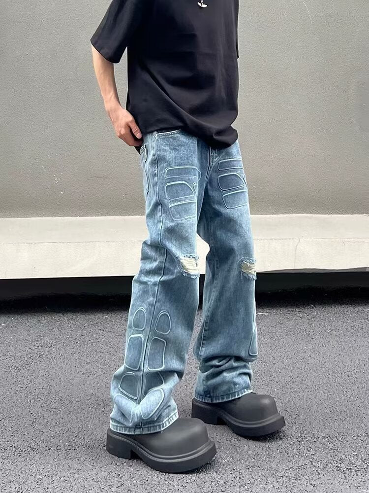 New Washed Vintage Winter Ripped Jeans