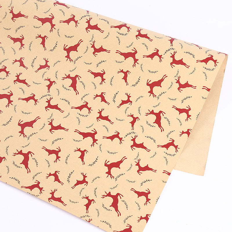 Papier d'emballage épais pour cadeaux de Noël