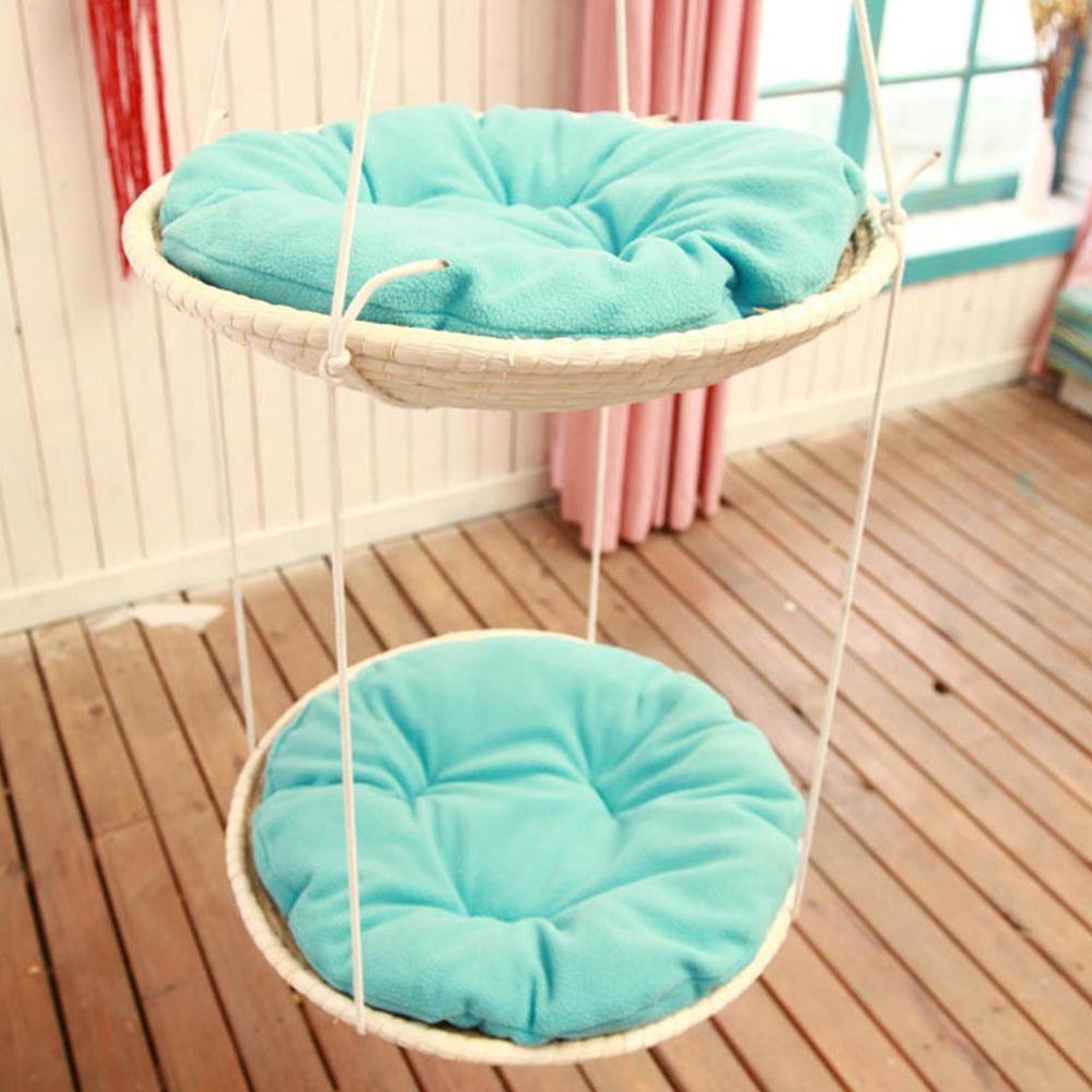 Hamac en paille pour chat, cadre d'escalade pour chat, nid pour chat