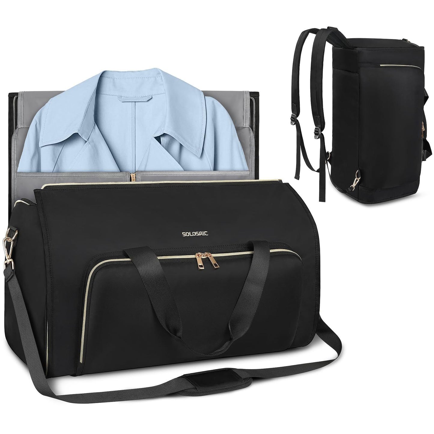 Costume de voyage sac anti-poussière Convertible résistant à l'usure sac à dos de rangement pliant