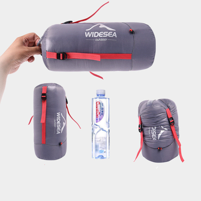 Camping vers le bas sac de couchage de compression de stockage portable étanche