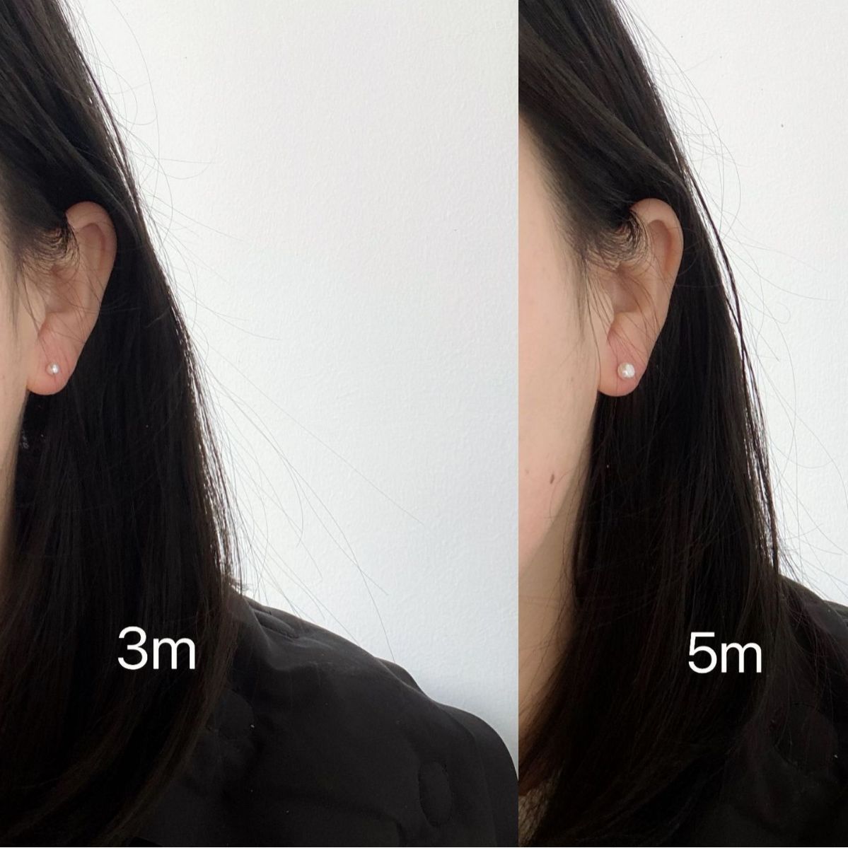 Clous d'oreilles en argent sterling avec perles naturelles simples