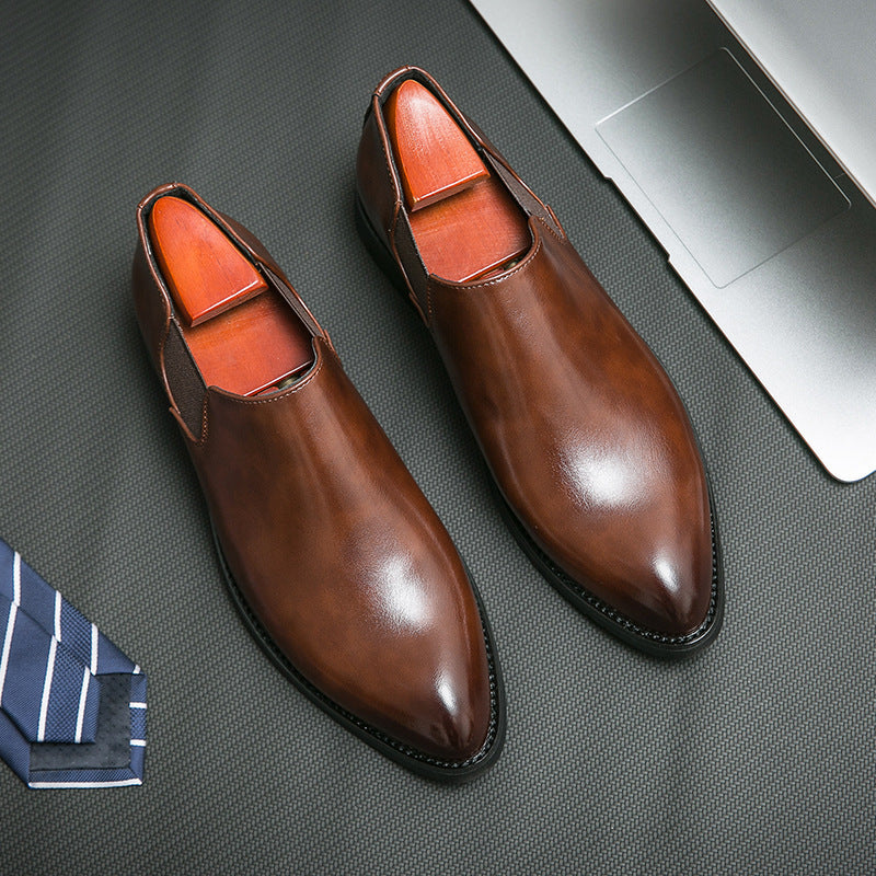 Chaussures à bout pointu à enfiler British Leisure