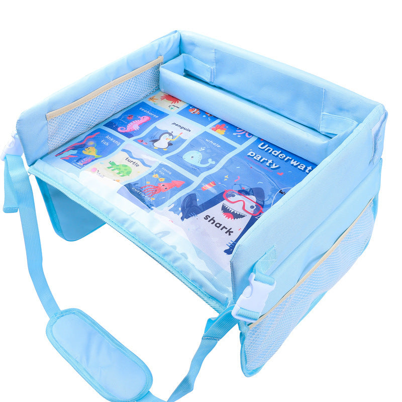 Plateau de siège de sécurité pour bébé, table de rangement pour voiture pour enfant