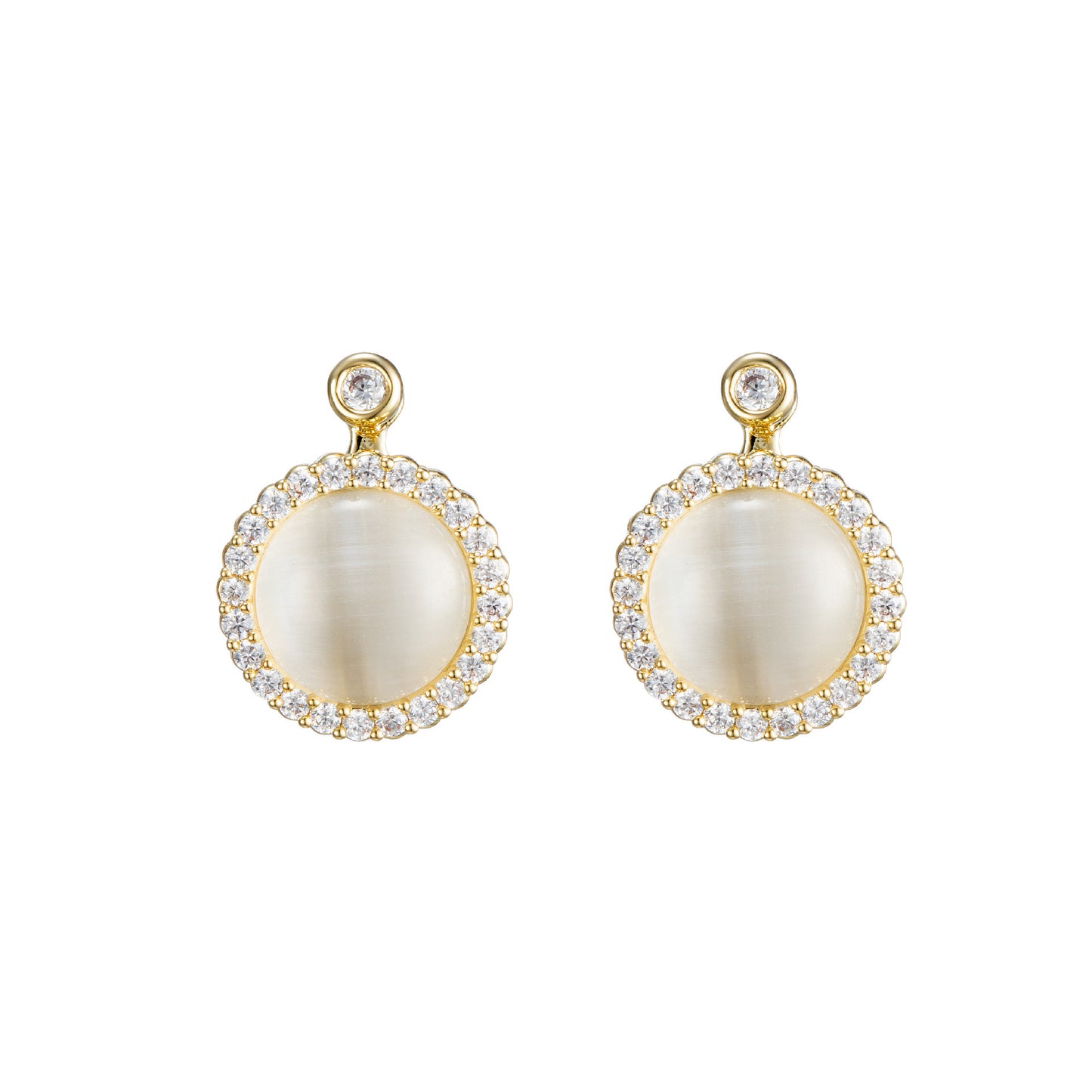 Pendientes giratorios de plata 925 con ópalo