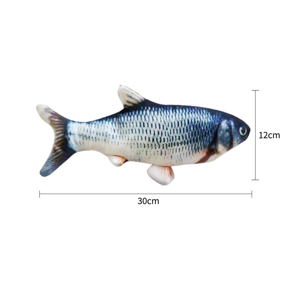 Version sans pince à chat - Jouet de poisson électrique de simulation de poisson sauteur électrique