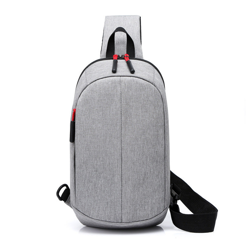 Mode Simple petit sac de poitrine en plein air équitation petit sac à bandoulière décontracté et confortable sac à bandoulière