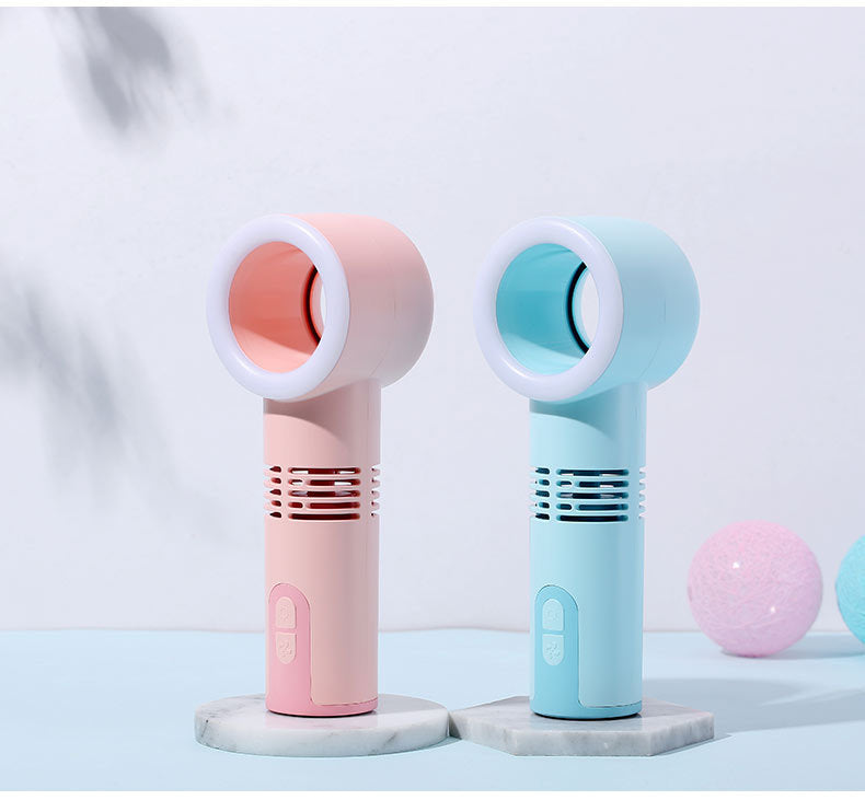 Mini refroidisseur rechargeable USB de ventilateur sans lame portatif avec indicateur LED