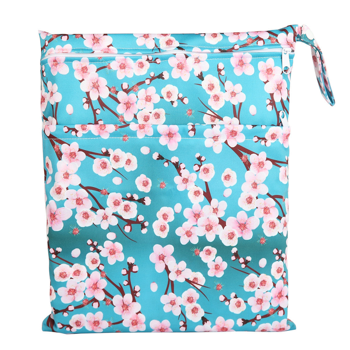 Bolsa de pañales con errores de gran capacidad y doble bolsillo, tamaño mediano