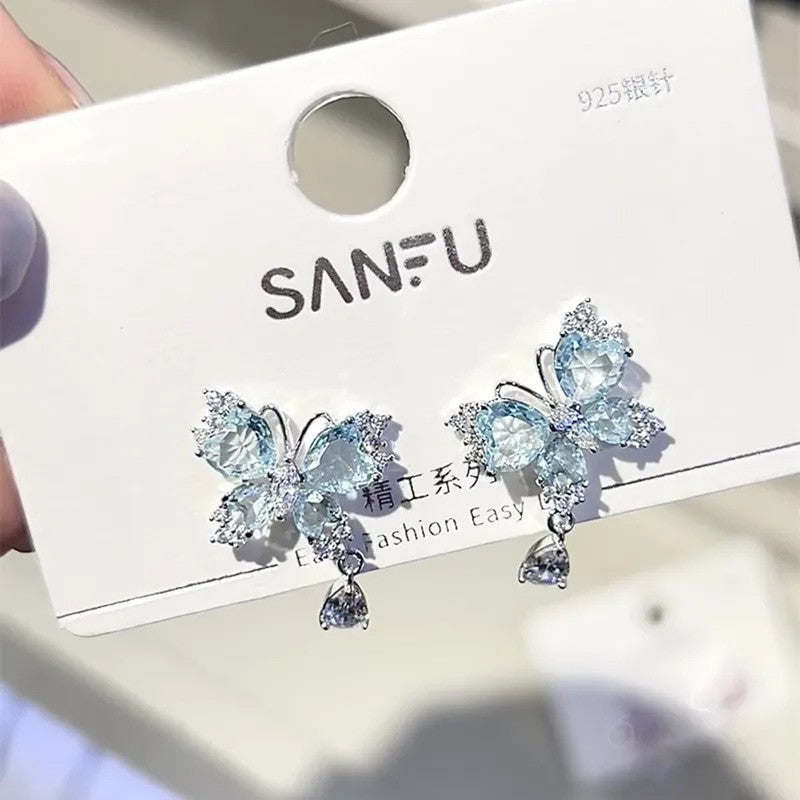 High Sense Light Luxury Temperament New Summer Exquisite Special Interest Earrings Women