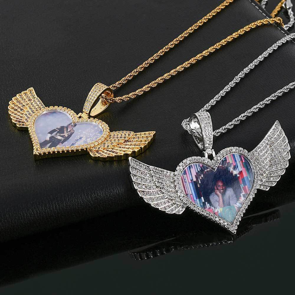 Collar con marco de imagen de personalidad sólida