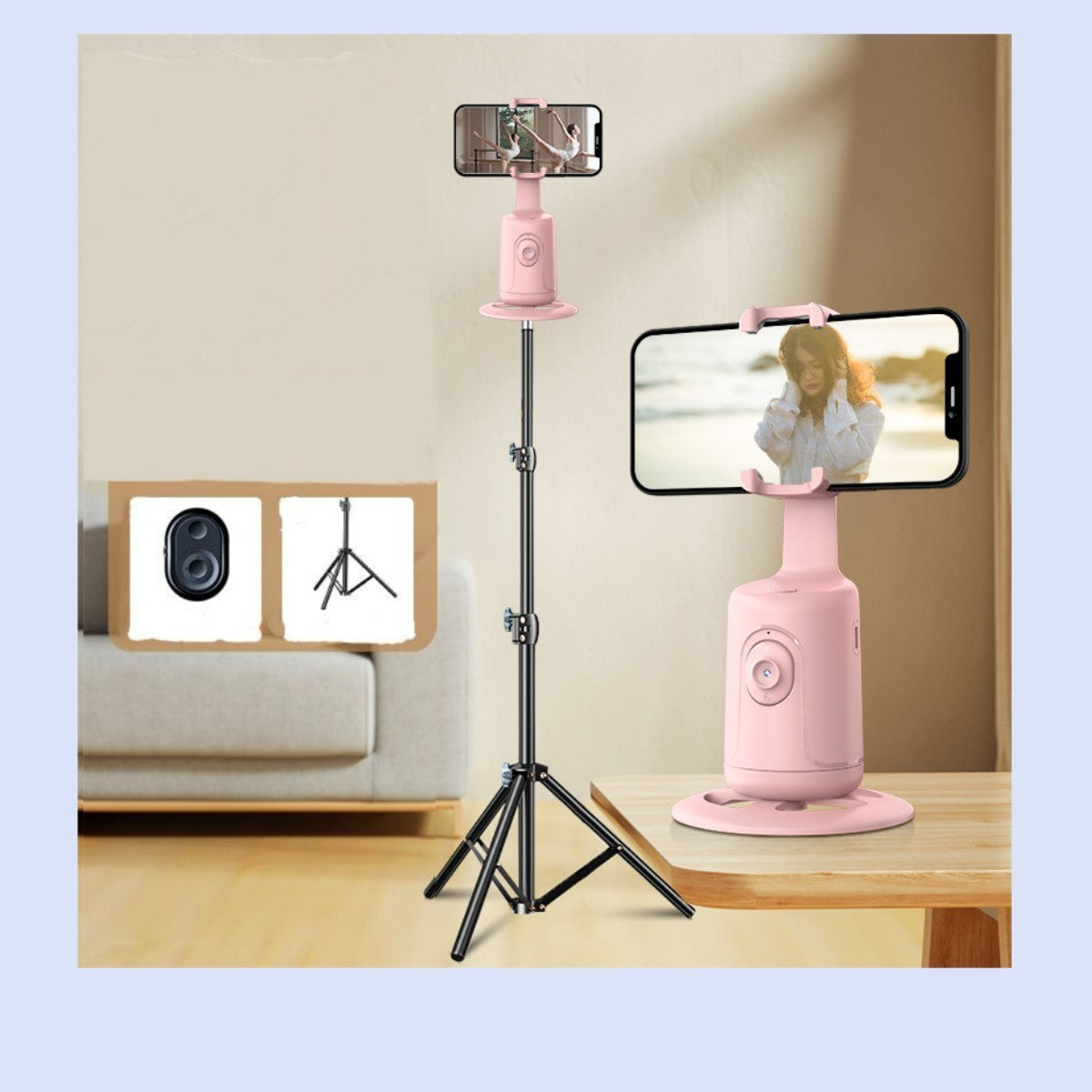 Nouveau 360 plate-forme intelligente Capture vidéo stabilisateur de suivi