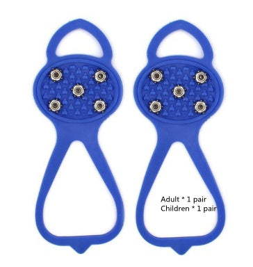 Pince à glace unisexe à 5 dents pour hommes, pour chaussures, Crampons, Crampons pour Crampons de neige, couvertures antidérapantes d'escalade et de randonnée