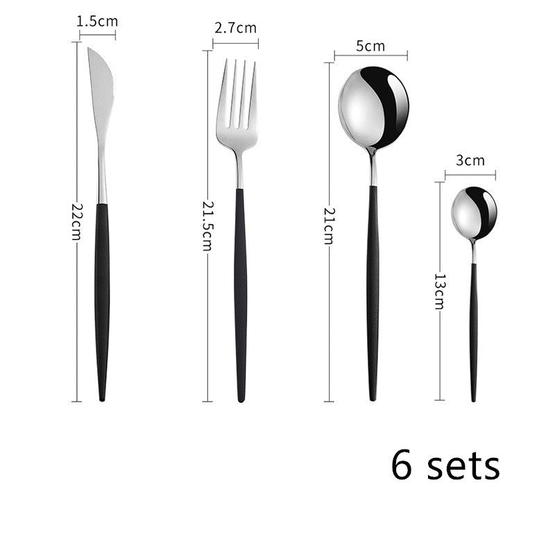 ensemble de cuillères en acier inoxydable de vaisselle