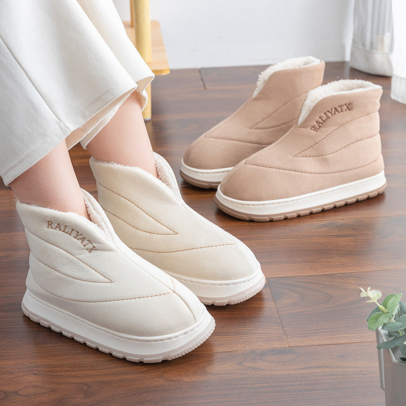 Gaobang Cotton Slippers Women's Outdoor Wear Home Indoor Warm Non-slip