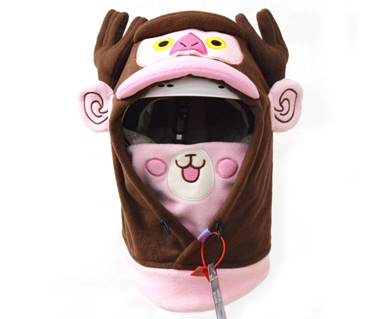 Casque de Protection de Ski, couvre-chef, ours brun, lapin, ours blanc, dessin animé