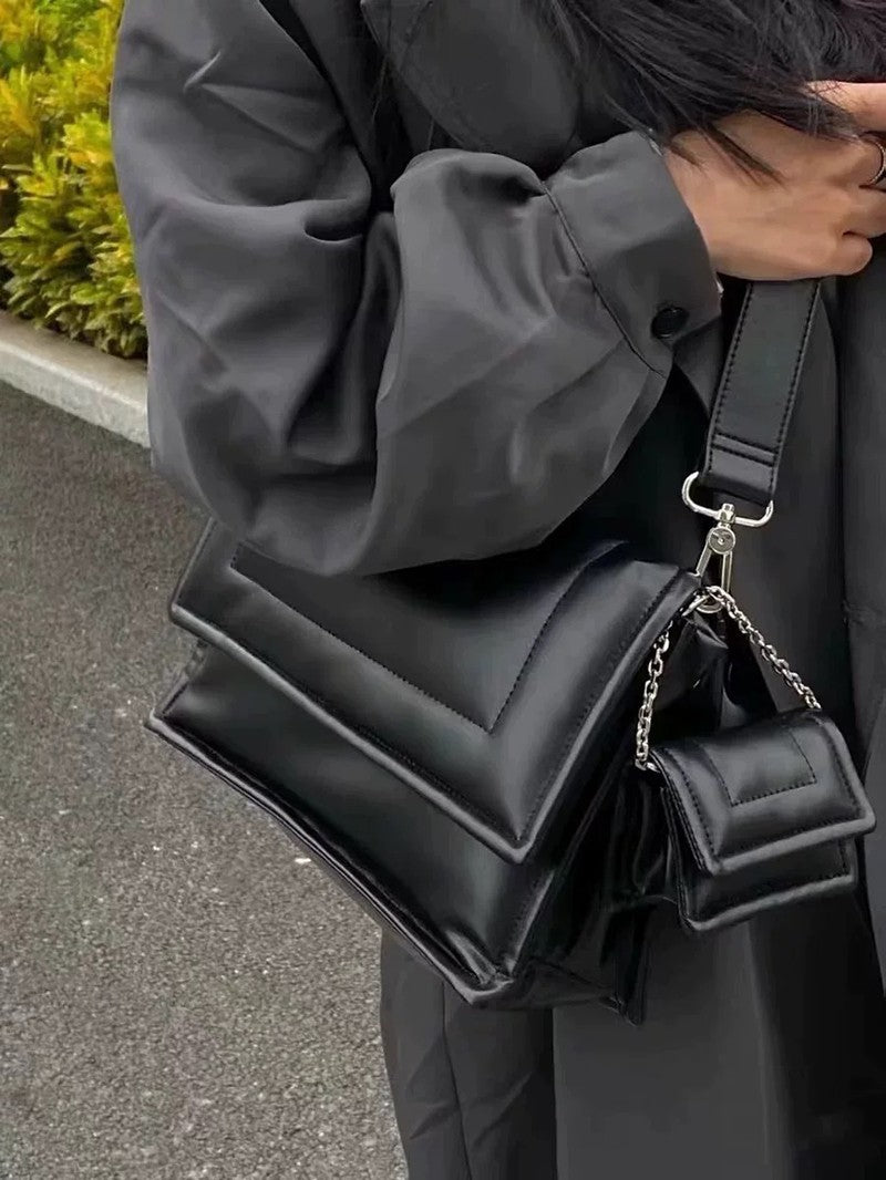 Bolso deportivo apilado de gran capacidad con bandolera y axilas