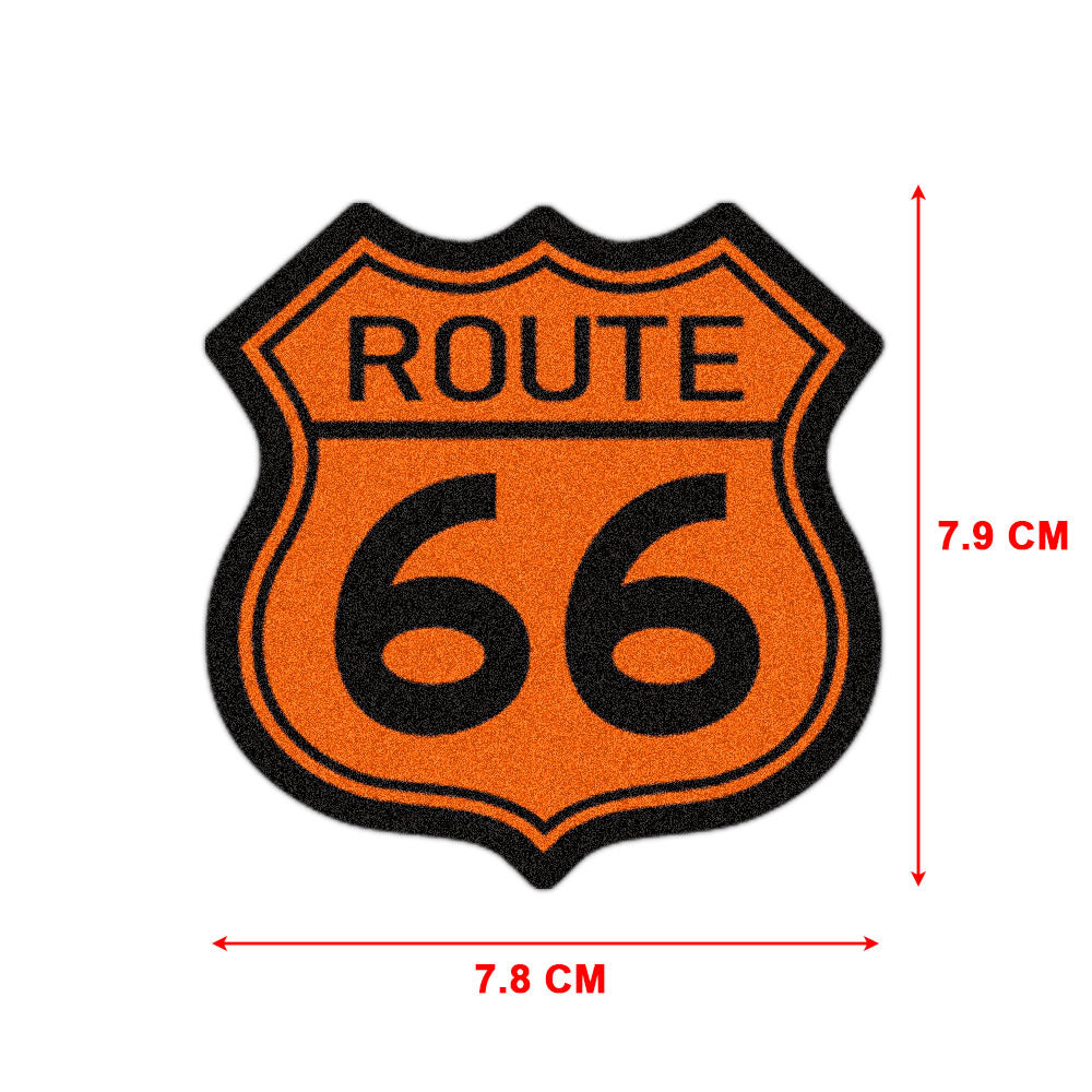 Autocollant imperméable à l’eau d’autoroute antique de moto n°66