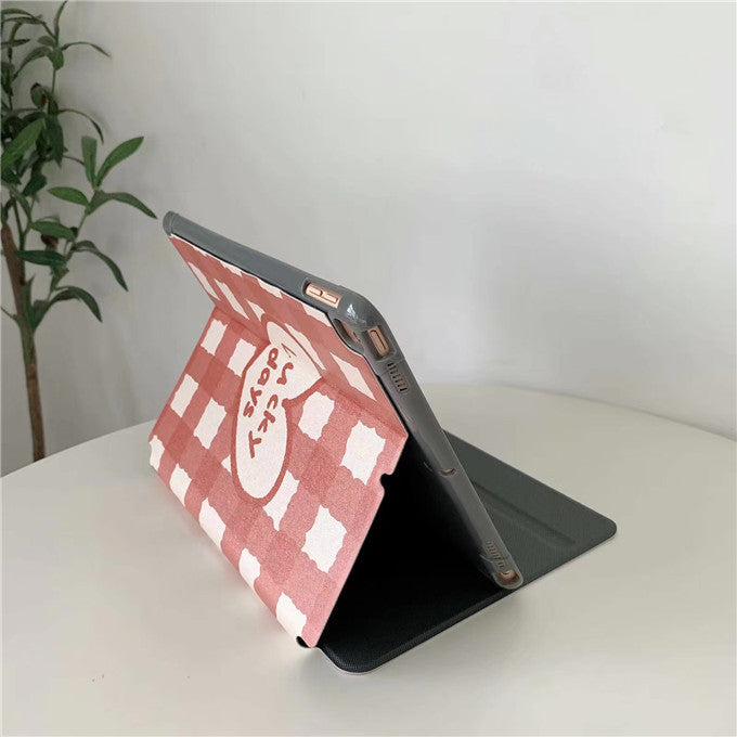 Compatible avec Apple, étui de protection en cuir pour tablette, coque souple Mini